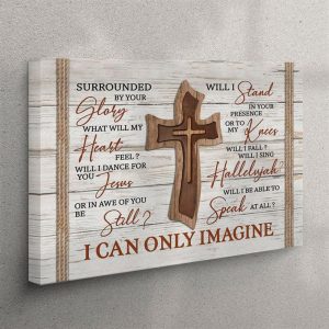 I Can Only Imagine Wooden Cross Christian Canvas Wall Art Christian Wall Art Canvas onvfe6.jpg