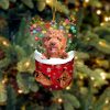 Husky In Snow Pocket Christmas Ornament – Ornaments Hanging Gift – Flat Acrylic Dog Ornament Husky In Snow Pocket Christmas Ornament – Ornaments Hanging Gift – Flat Acrylic Dog Ornament