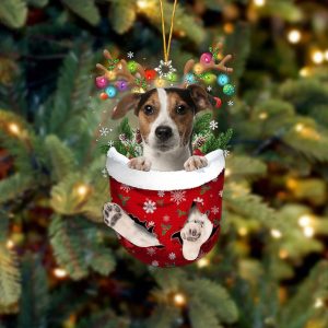 Jack Russell Terrier In Snow Pocket Christmas&hellip;