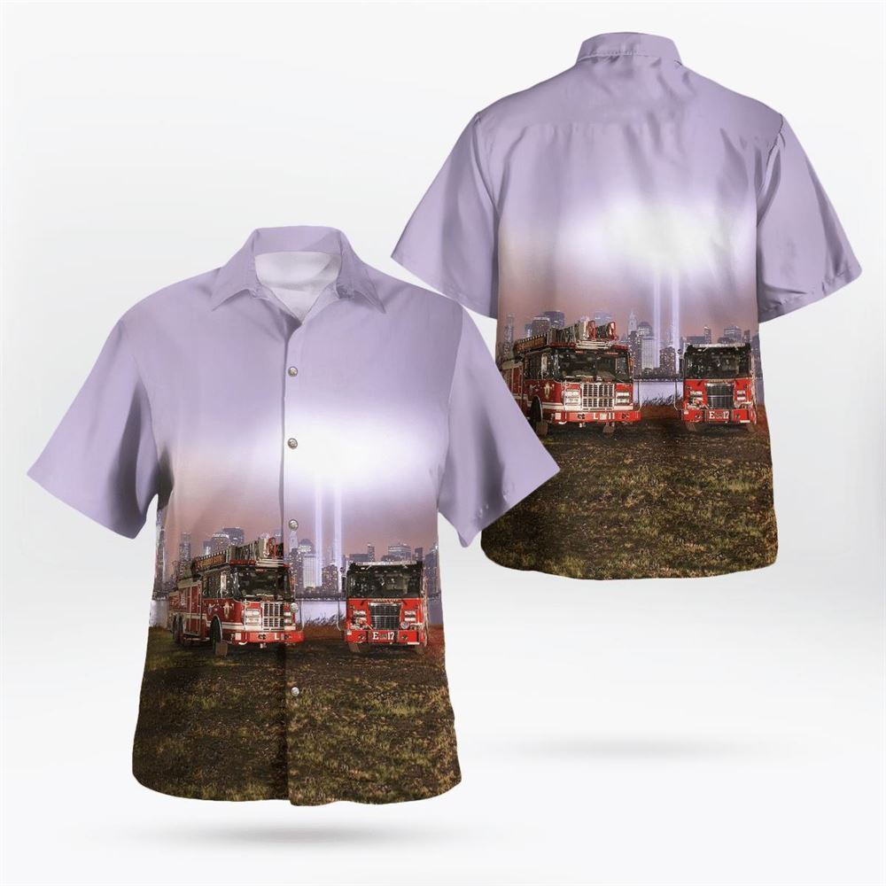 Jersey City, NJ, Jersey City Fire Department Ladder 11 & Engine 17, Never Forget Hawaiian Shirt – Gifts For Firefighters In Jersey City, NJ Jersey City, NJ, Jersey City Fire Department Ladder 11 & Engine 17, Never Forget Hawaiian Shirt – Gifts For Firefighters In Jersey City, NJ