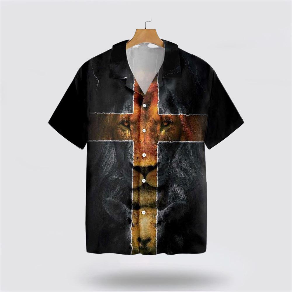 Jesus Amazing Lion And Lamb Hawaiian Shirt – Gifts For Christians