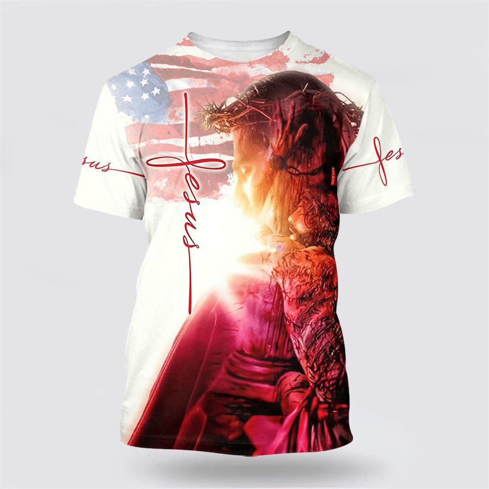 Jesus Christ All Over Print 3D T Shirt For Men – Gifts For Christians Jesus Christ All Over Print 3D T Shirt For Men – Gifts For Christians