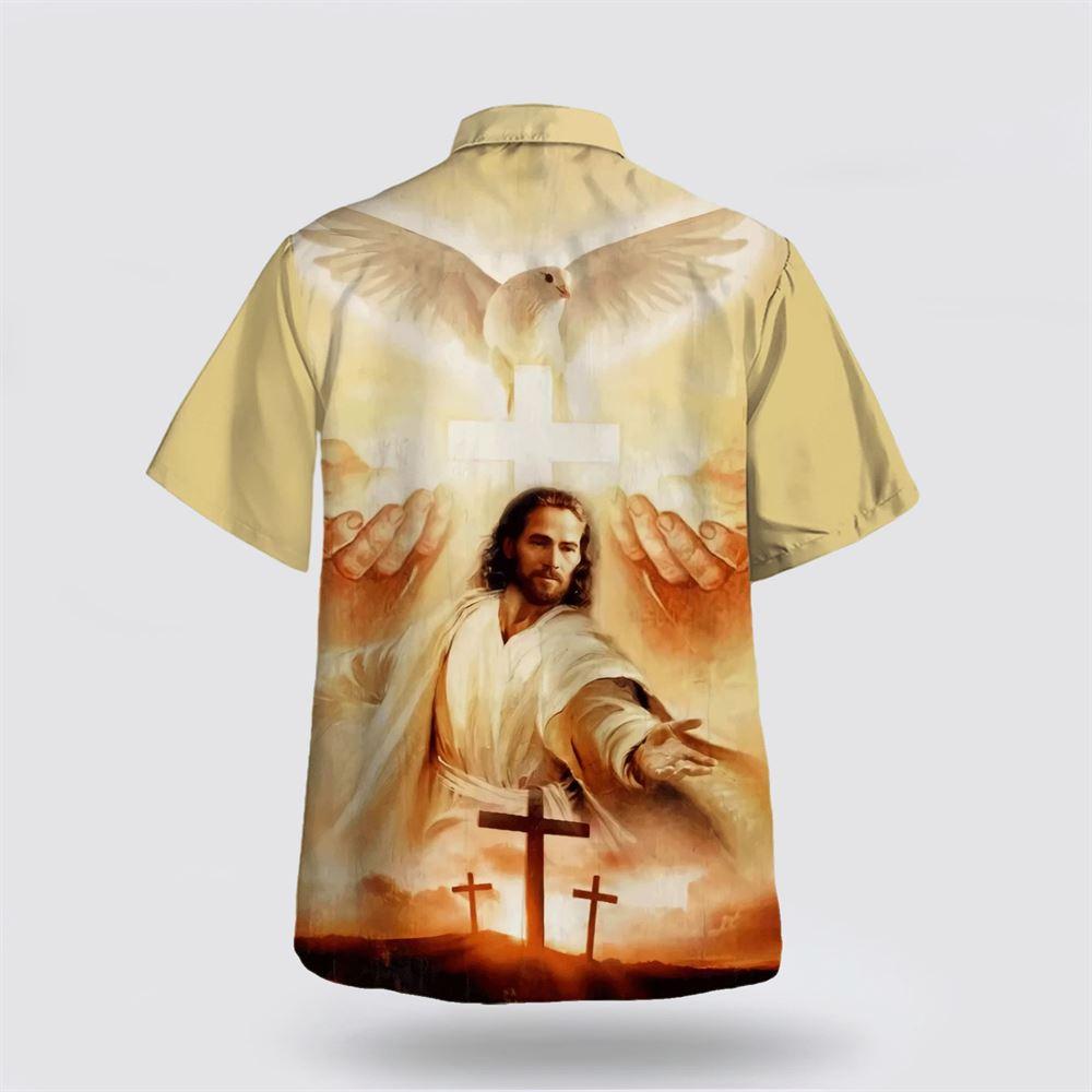 Jesus Christ Reaching Out Hand Hawaiian Shirts For Men And Women – Gifts For Christians
