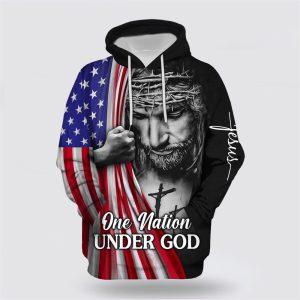 Jesus Christian Flag American One Nation Under&hellip;