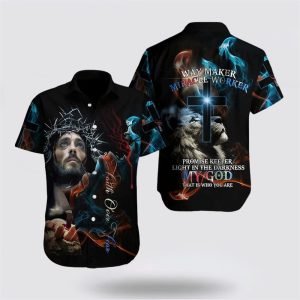 Jesus Faith Over Fear Christian Hawaiian Shirt – Gifts For Christians