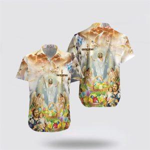 Jesus Happy Easter Christian Hawaiian Shirt –&hellip;