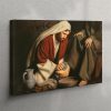Jesus Christ Look Canvas Prints – Christian Wall Art – Christian Home Decor