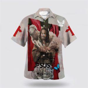 Jesus Holding Lamb Hawaiian Shirts – Gifts&hellip;