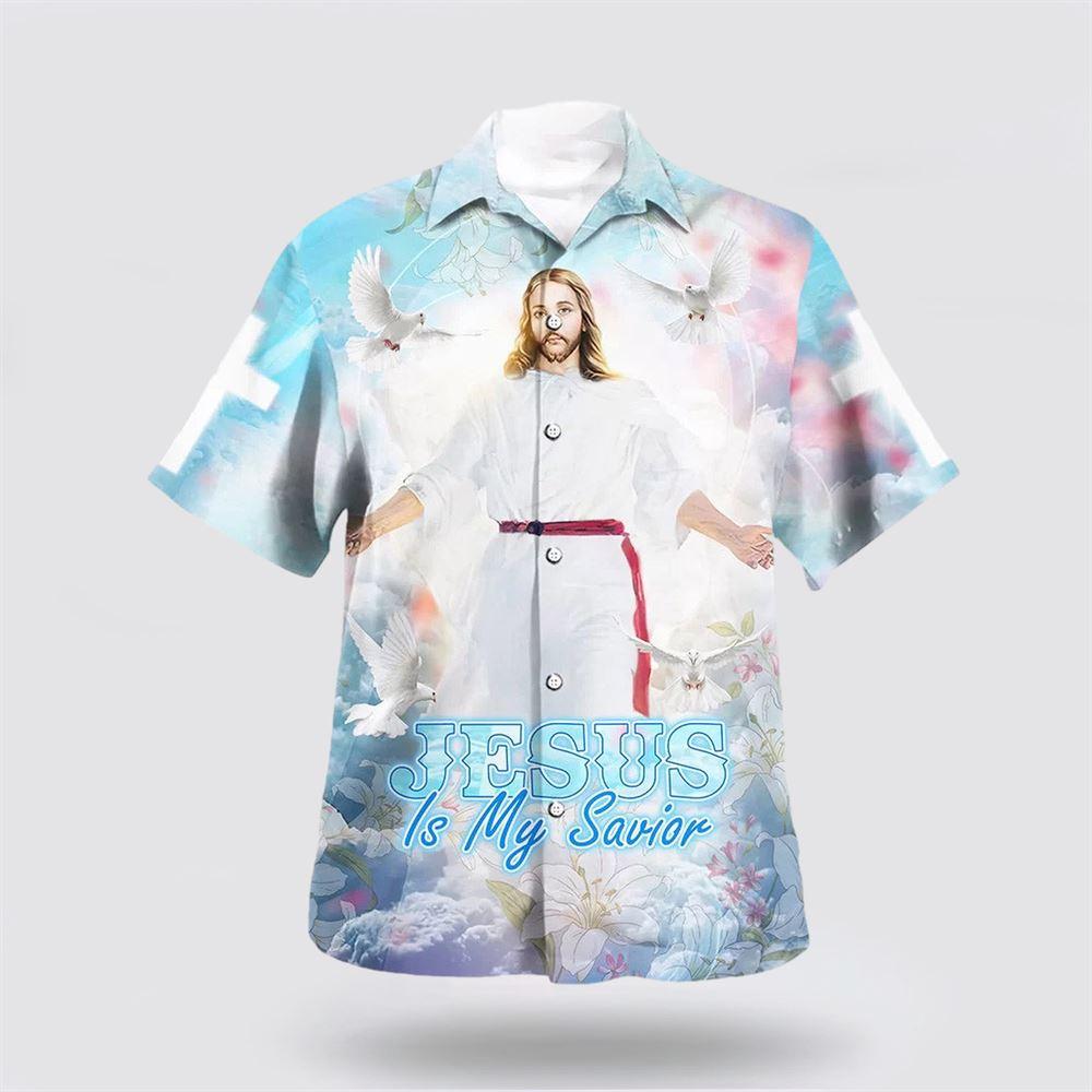 Jesus Is My Savior Christ Open Arms Hawaiian Shirts – Gifts For People Who Love Jesus