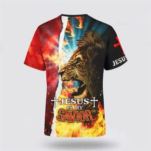 Jesus Is My Savior Jesus Lion Fire All Over Print 3D T Shirt Gifts For Christian Friends 2 jbd4o8.jpg