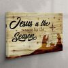 Jesus Heals Painting – In Humility Canvas Art – Christian Wall Art Decor – Jesus Christ Canvas
