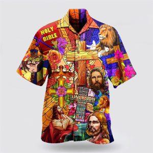 Jesus Lion And Flowers Cool Hawaiian Shirt&hellip;