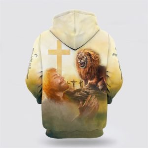 Jesus Lion Cross All Over Print Hoodie Shirt Gifts For Christian Families 2 t5svaq.jpg