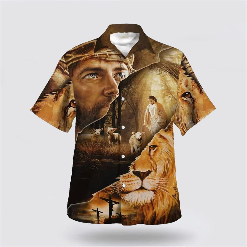 Jesus Lion Lamb Of God Hawaiian Shirts – Gifts For People Who Love Jesus Jesus Lion Lamb Of God Hawaiian Shirts – Gifts For People Who Love Jesus