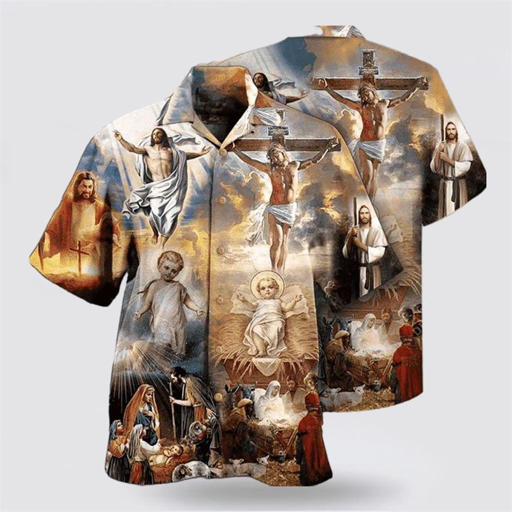 Jesus Pictures Christian Hawaiin Shirt – Gifts For Jesus Lovers
