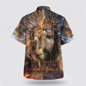 Jesus Praying Lion Christian Cross Faith Hawaiian Shirt Gifts For Jesus Lovers 2 lutfqv.jpg
