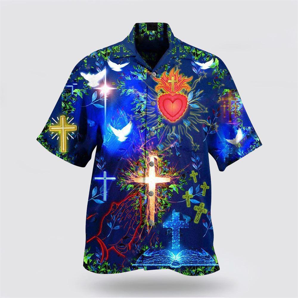 Jesus Put God First And Youll Be Last In Blue Hawaiian Shirt – Gifts For Jesus Lovers