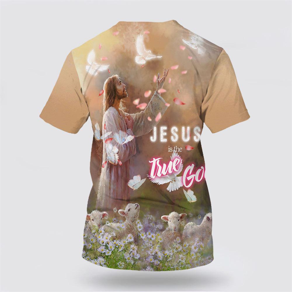 Jesus True God All Over Print 3D T Shirt – Gifts For Christian Friends Jesus True God All Over Print 3D T Shirt – Gifts For Christian Friends