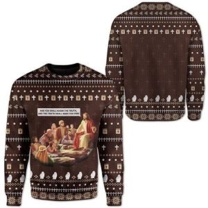 Jesus Ugly Christmas Sweater For Men &&hellip;