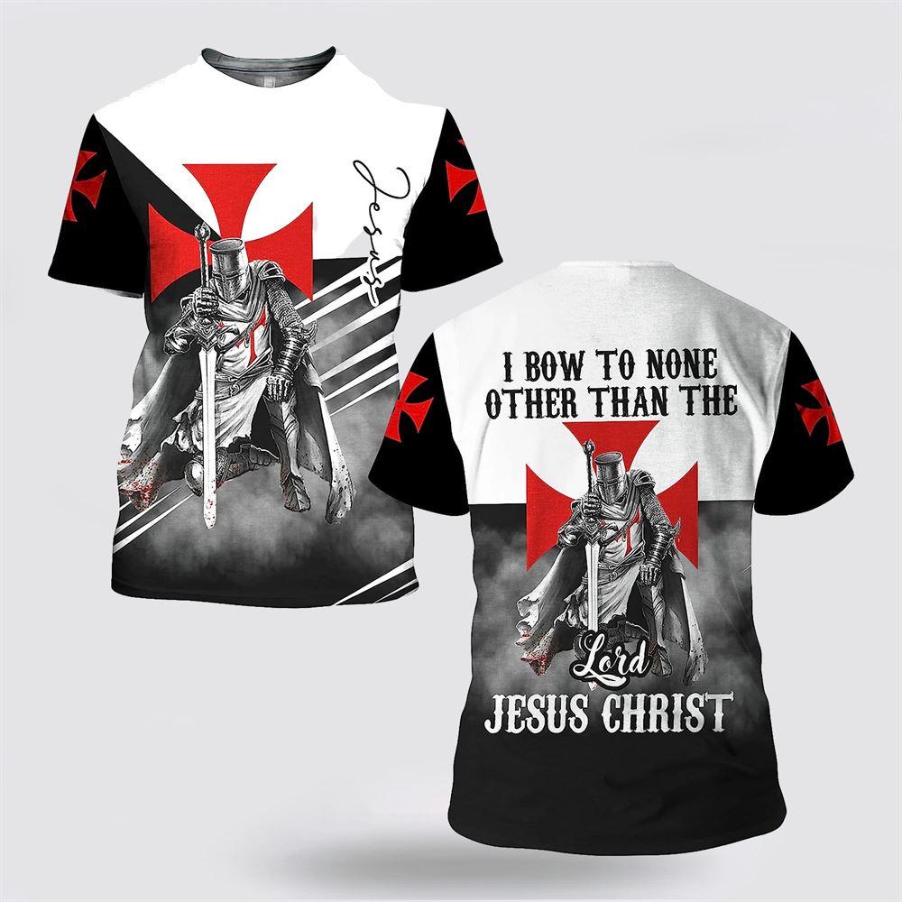 Jesus Warrior Of Christ All Over Print 3D T Shirt – Gifts For Christian Friends