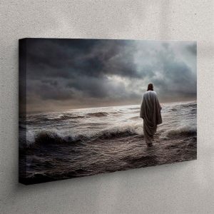 Jesus Water Painting Canvas Prints – Christian&hellip;