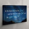 Jesus Walks Water Canvas Prints – Christian Wall Art – Christian Home Decor