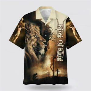 King Of King Jesus Lion Hawaiin Shirt&hellip;