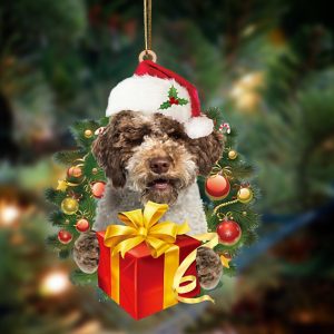 Lagotto Romagnolo Dogs Give Gifts Hanging Christmas&hellip;