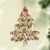 Leonberger -Take The Trip Classic- Two Sided Christmas Plastic Hanging Ornament – Christmas Decor