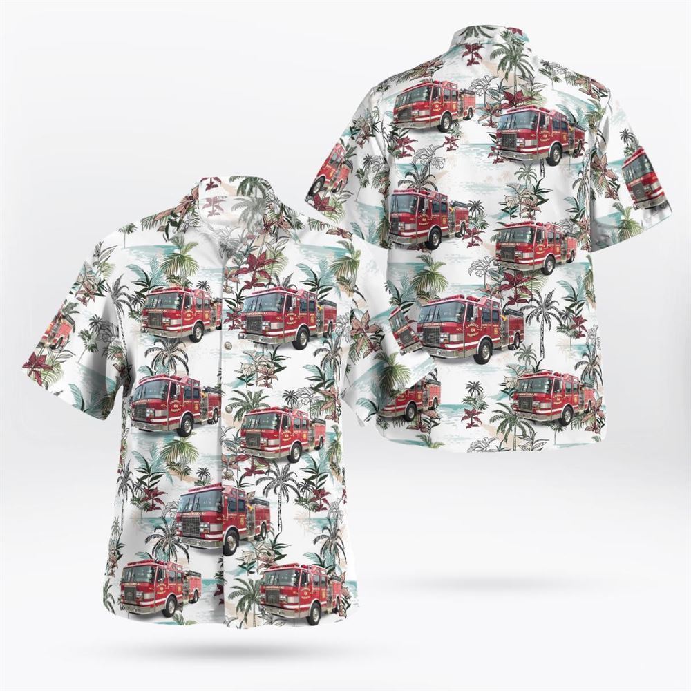 Laurence Harbor Fire Department, Laurence Harbor, NJ Hawaiian Shirt – Gifts For Firefighters In Laurence Harbor, NJ