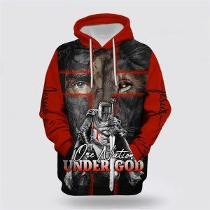 Lion And Warrior Hoodies One Nation Under&hellip;