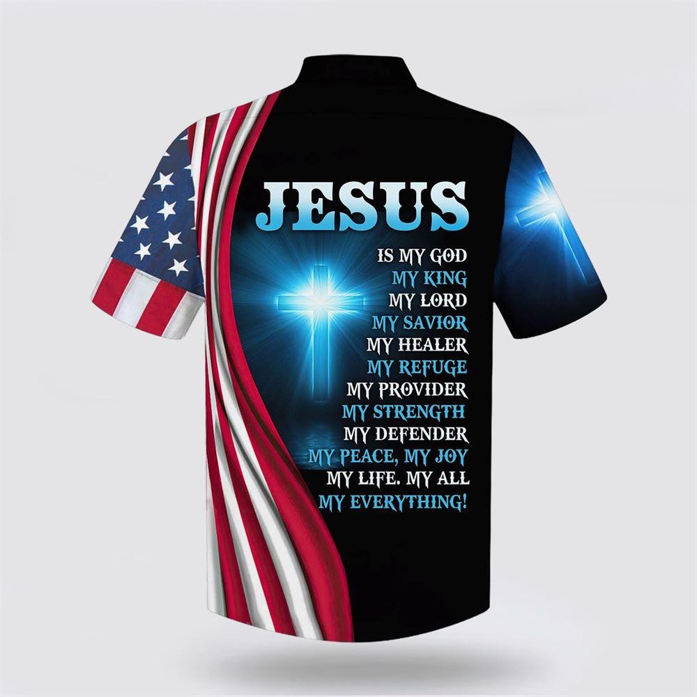 Lion Jesus Is My God My King Hawaiian Shirts – Gifts For Jesus Lovers