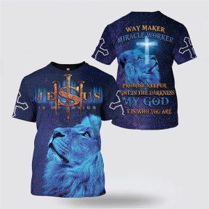 Lion Jesus Is My Savior Way Maker&hellip;