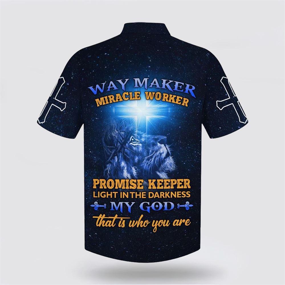 Lion Jesus One Nation Under God Hawaiian Shirt – Gifts For Jesus Lovers