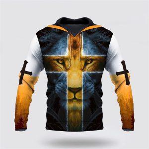 Lion Yellow Cross Jesus Is My God&hellip;