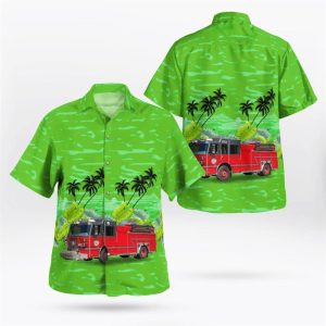Loudon, NH, Loudon Fire Department Hawaiian Shirt&hellip;