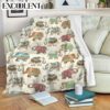 Indian Elephants Fleece Throw Blanket – Weighted Blanket To Sleep – Best Gifts For Family Indian Elephants Fleece Throw Blanket – Weighted Blanket To Sleep – Best Gifts For Family