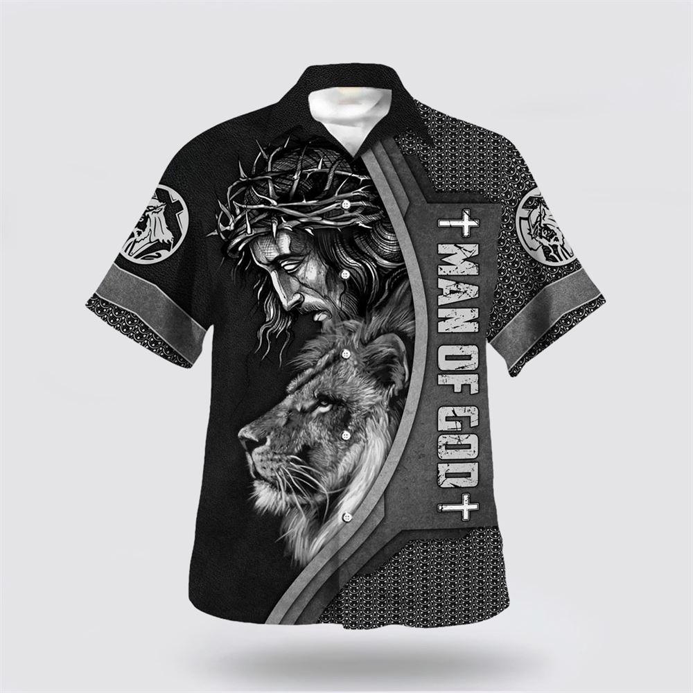 Man Of God Jesus Cross Hawaiian Shirt – Gifts For Jesus Lovers