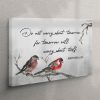May The Miracle Of Christmas Cardinal Canvas Wall Art – Christian Wall Art Canvas