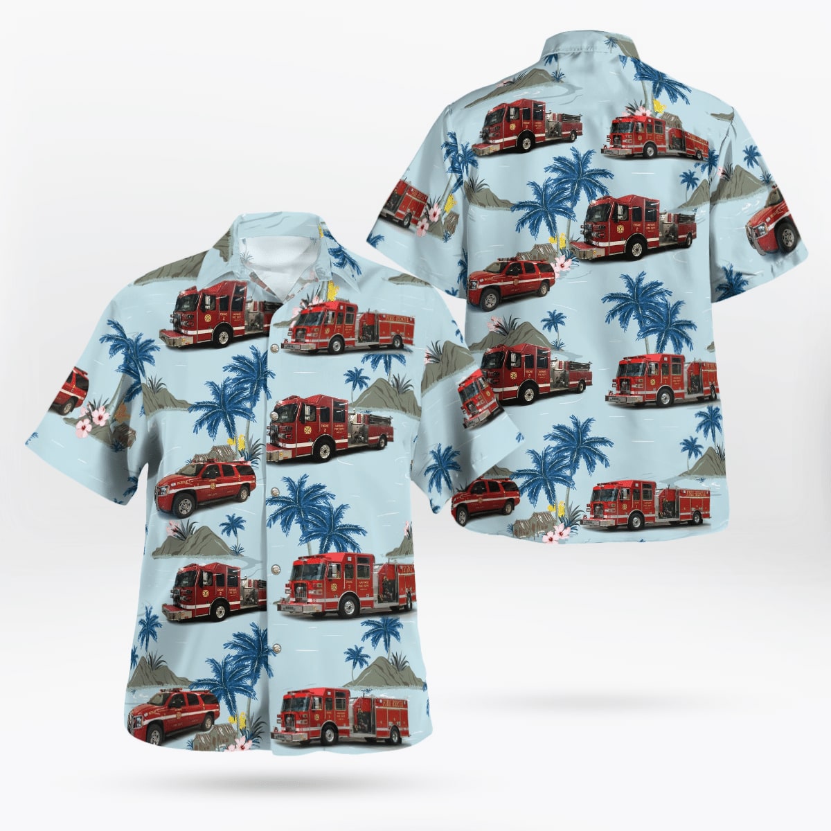 Maynard Fire Department, Marcy, NY Hawaiian Shirt – Gifts For Firefighters In Maynard, NY