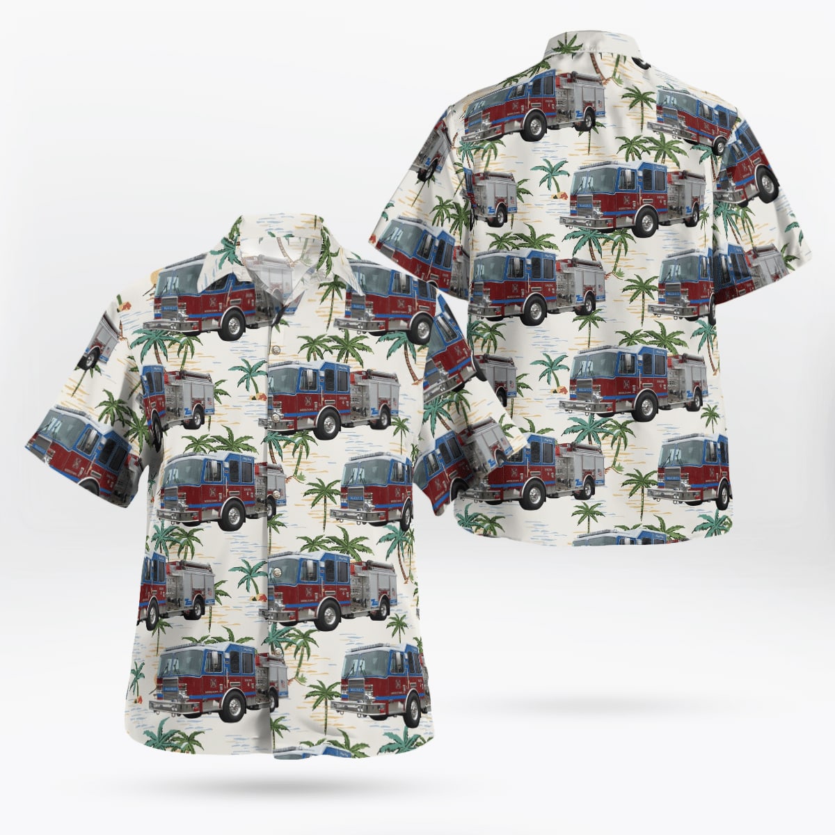 Monroe, NY, South Blooming Grove Fire Department Hawaiian Shirt – Gifts For Firefighters In Monroe, NY