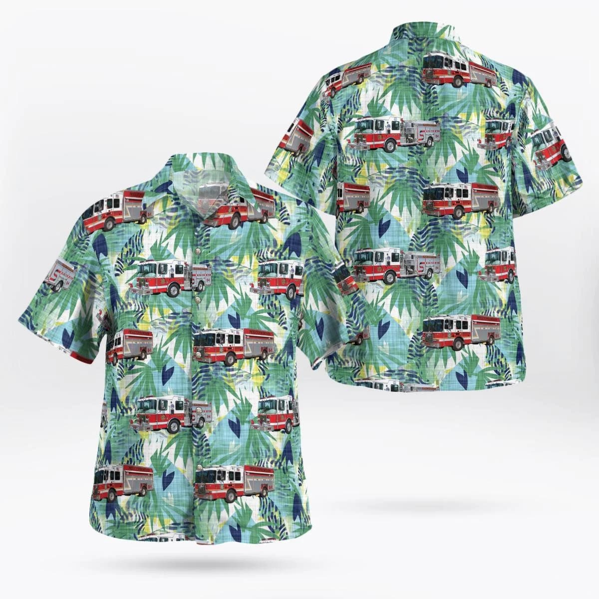Moultonborough, NH, Moultonborough Fire Rescue Hawaiian Shirt – Gifts For Firefighters In Moultonborough, NH