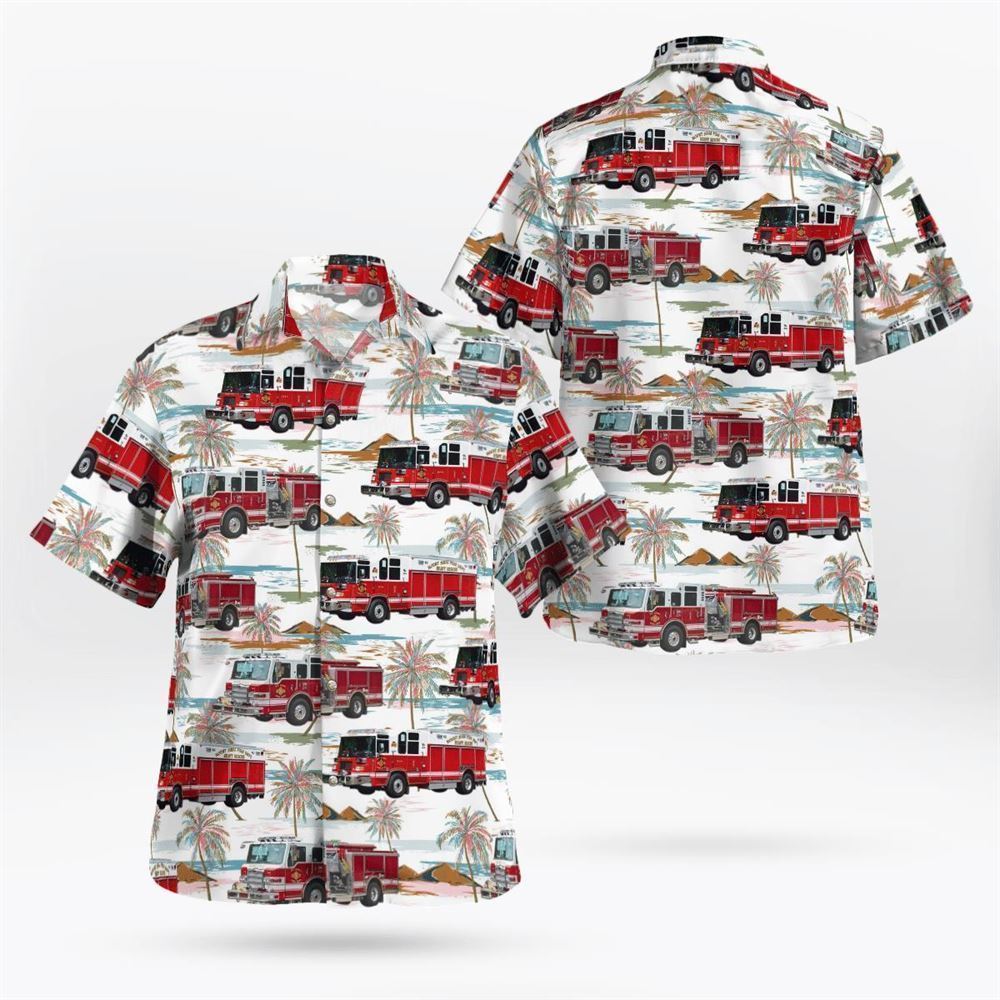 Mount Sinai Fire Department Mount Sinai, New York Hawaiian Shirt – Gifts For Firefighters In Mount Sinai, NY