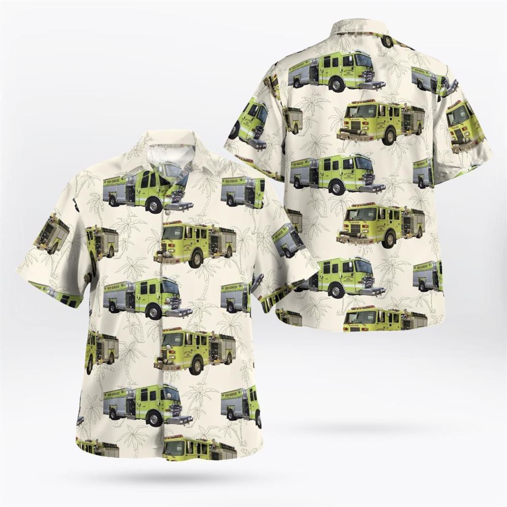New Athens Fire Co. #1, Illinois Hawaiian Shirt – Gifts For Firefighters In New Athens, IL