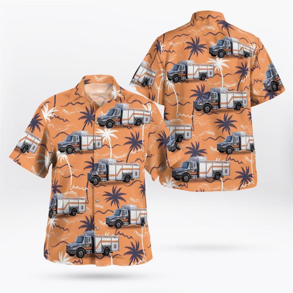 New Hampton, New York, Orange County Fire Department Rescue Hawaiian Shirt – Gifts For Firefighters In New Hampton, NY