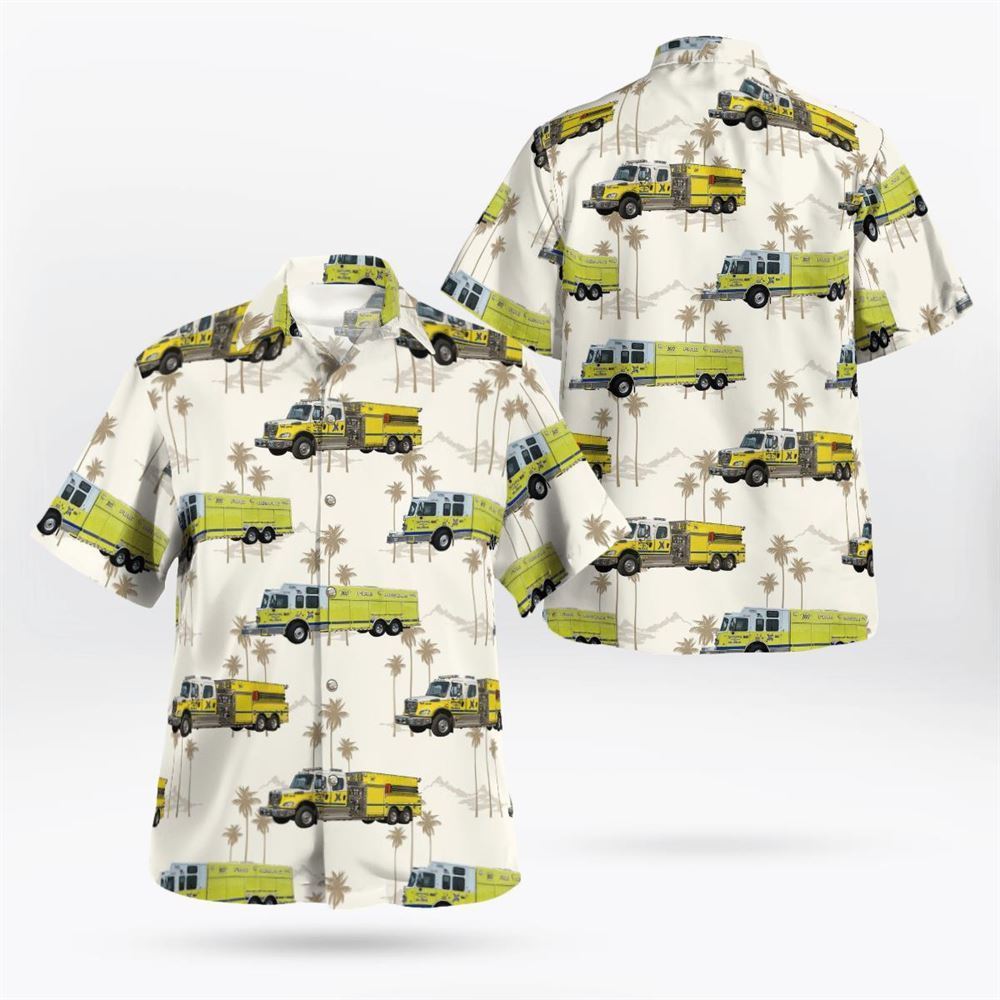 New Jersey, Malaga Volunteer Fire Company Hawaiian Shirt – Gifts For Firefighters In Malaga, NJ