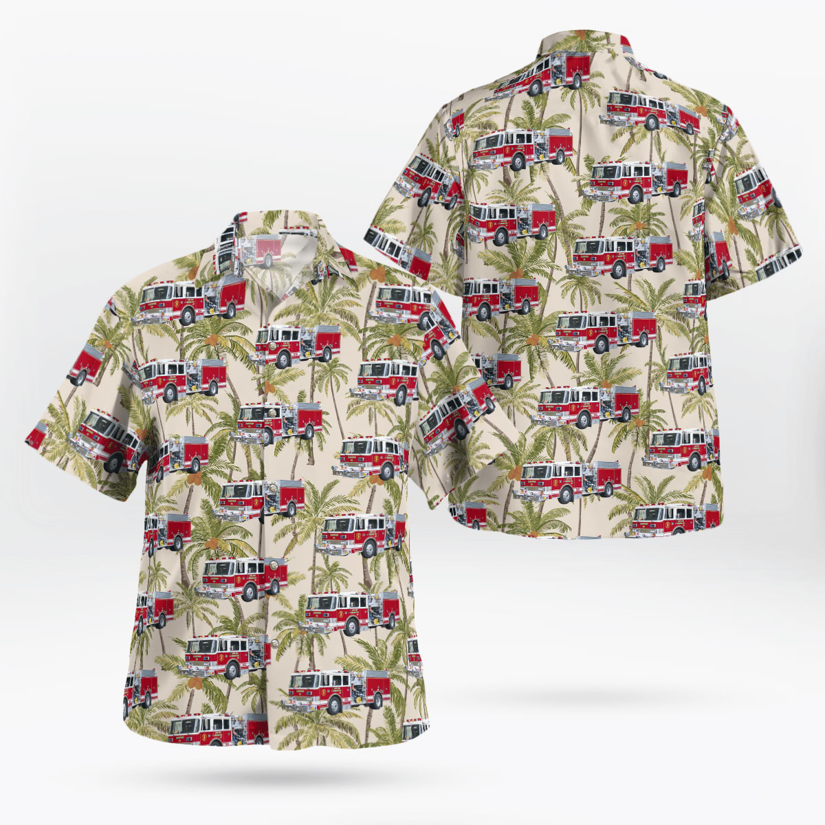 New York, Elmsford Fire Department Hawaiian Shirt – Gifts For Firefighters In Elmsford, NY