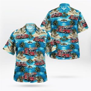 New York Nanuet Fire Department Hawaiian Shirt&hellip;
