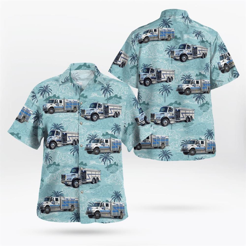 Nippenose Valley Volunteer Fire Company, Jersey Shore, Pennsylvania Hawaiian Shirt – Gifts For Firefighters In Nippenose Valley, PA