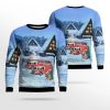 Princeton Junction, NJ, Princeton Junction Fire Company West Windsor Christmas Ugly Sweater 3D – Gifts For Firefighters In Princeton Junction, NJ